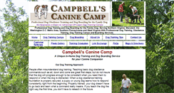 Desktop Screenshot of campbellsk9s.com